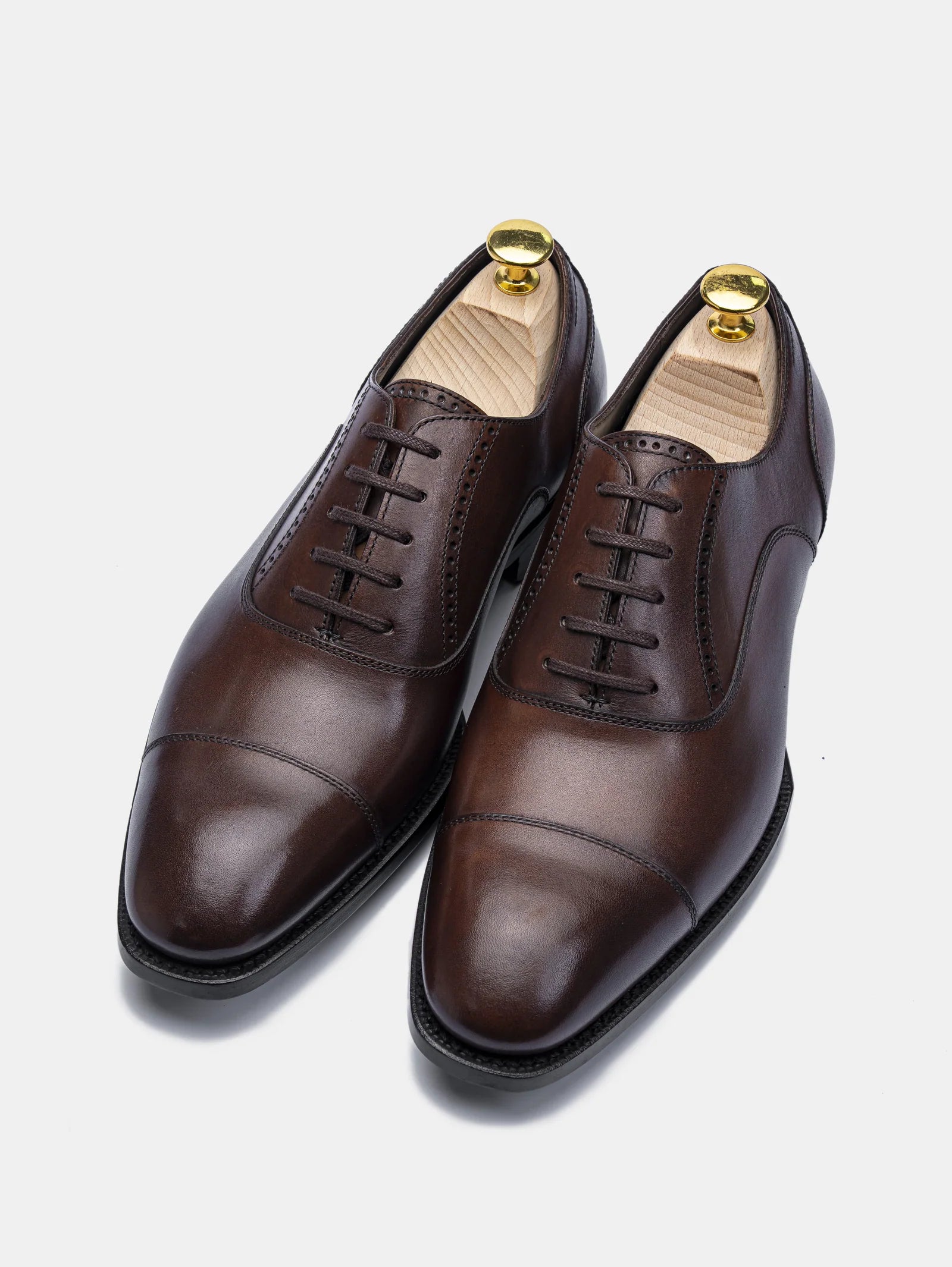 WINSTON HS Cap Toe Oxford Dark Brown