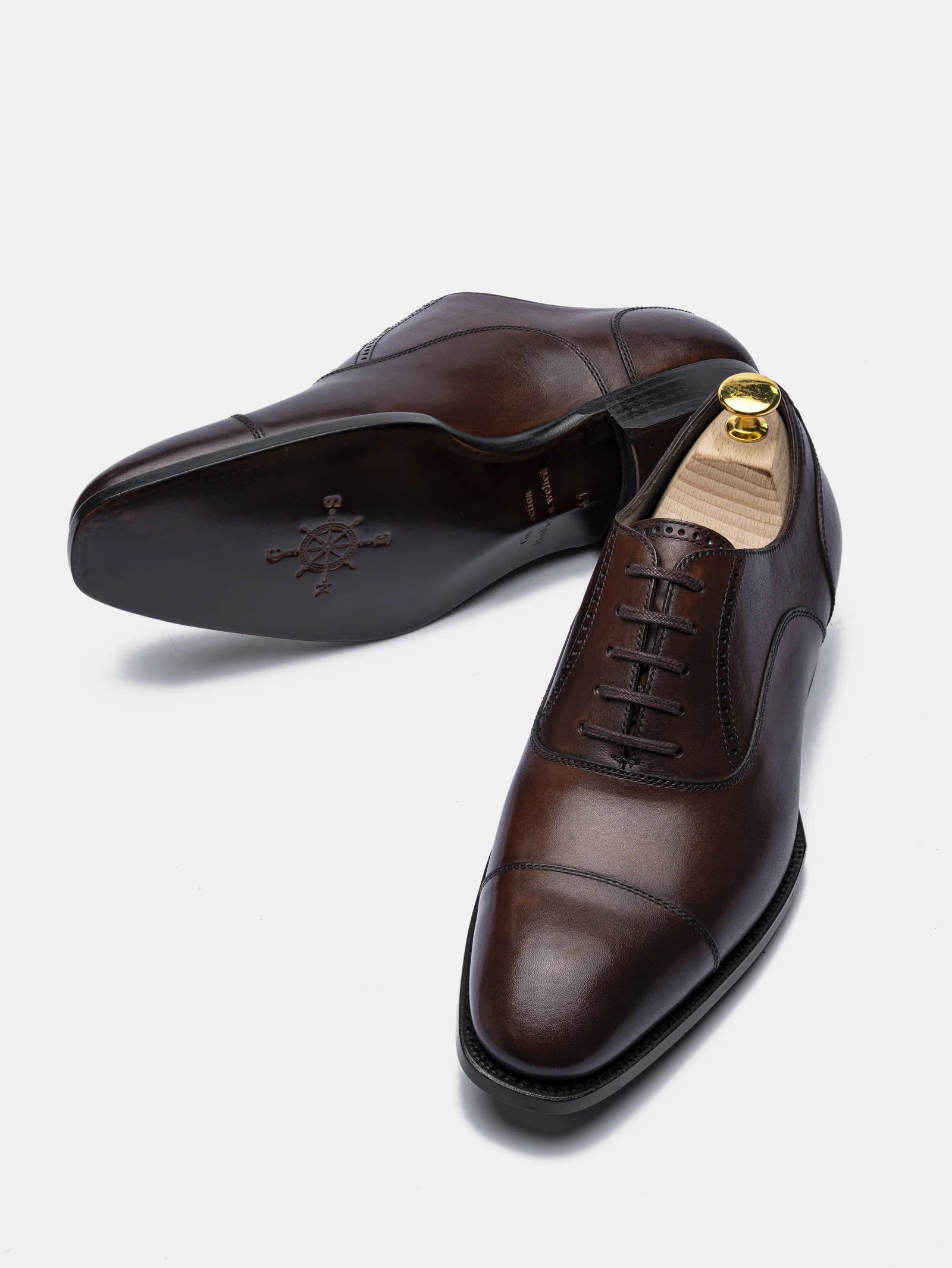 WINSTON HS Cap Toe Oxford Dark Brown