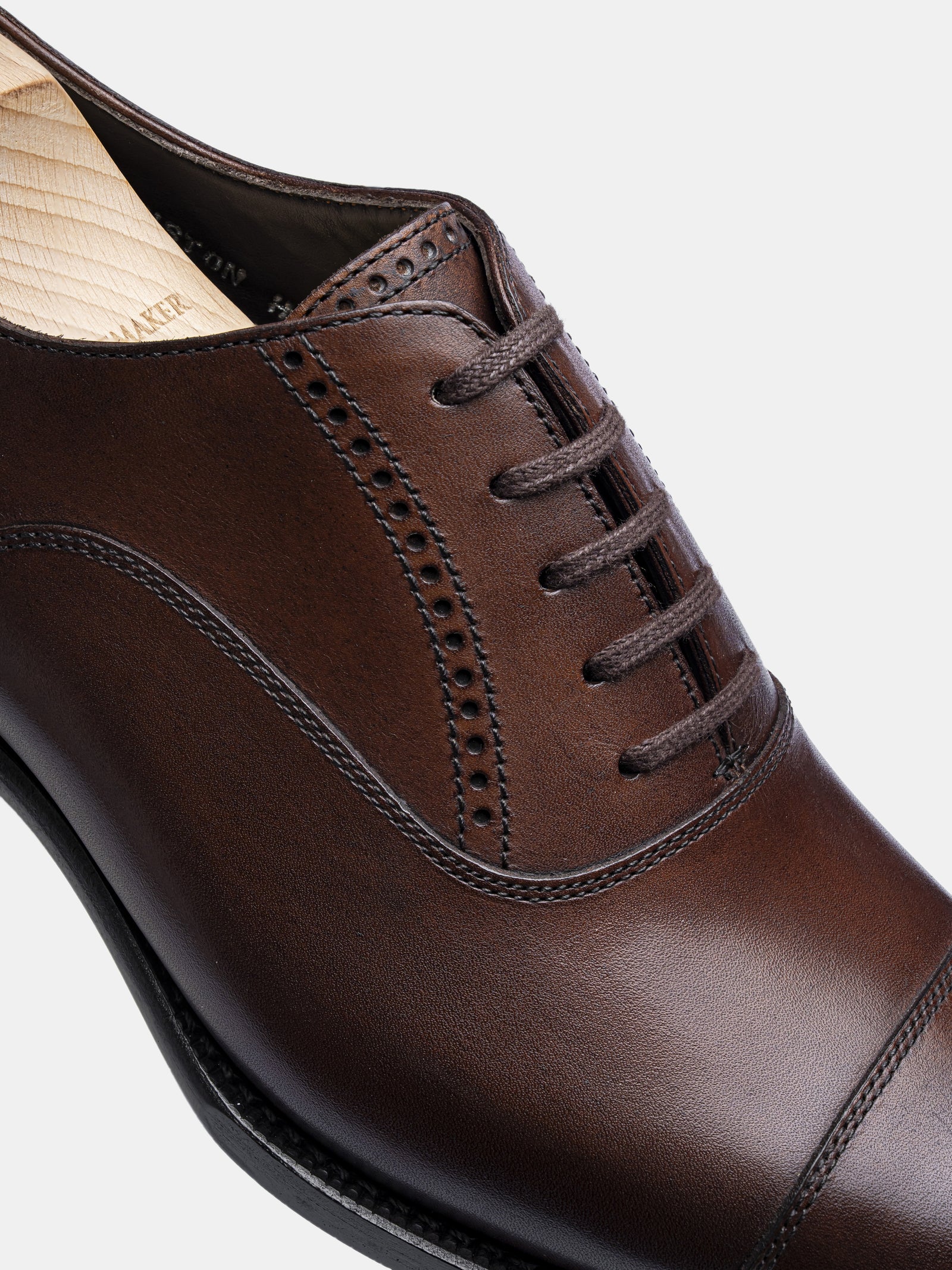 WINSTON HS Cap Toe Oxford Dark Brown