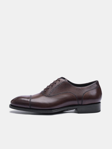 WINSTON HS Cap Toe Oxford Dark Brown