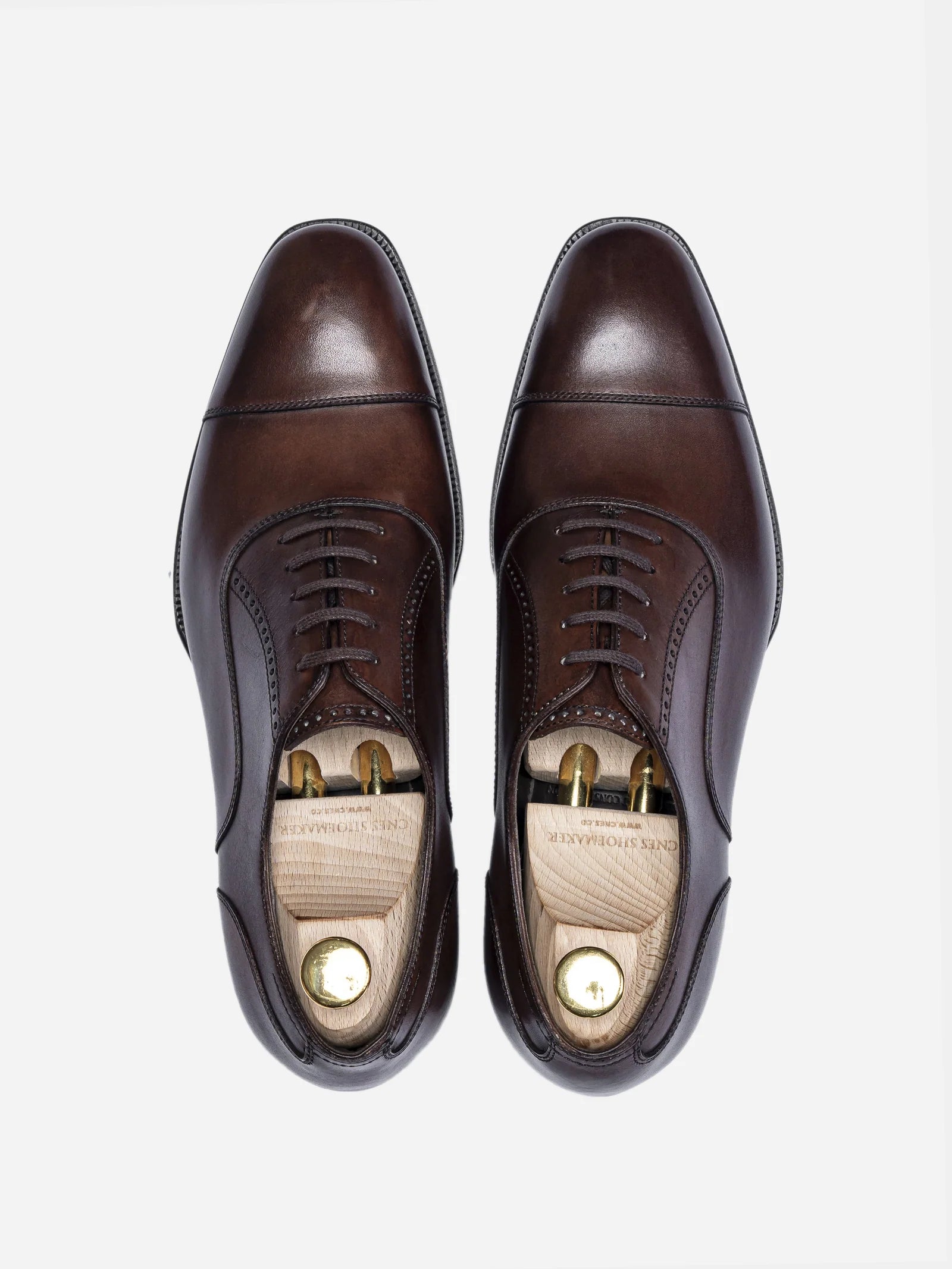 WINSTON HS Cap Toe Oxford Dark Brown